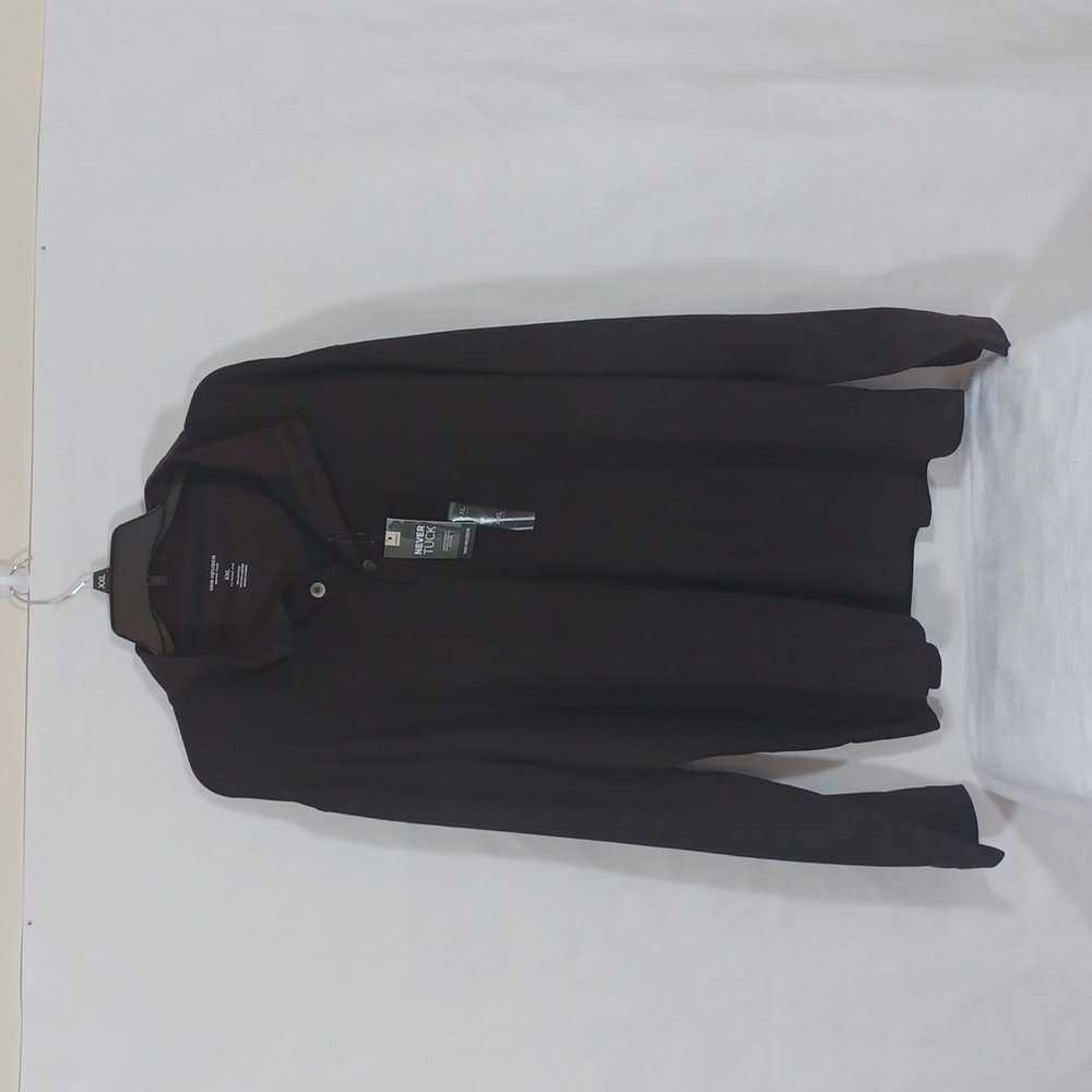 Burgundy Van Heusen Long Sleeve Pullover  Size XXL